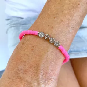 Herzlein® NEON-Armbändchen "MEER" in Pink