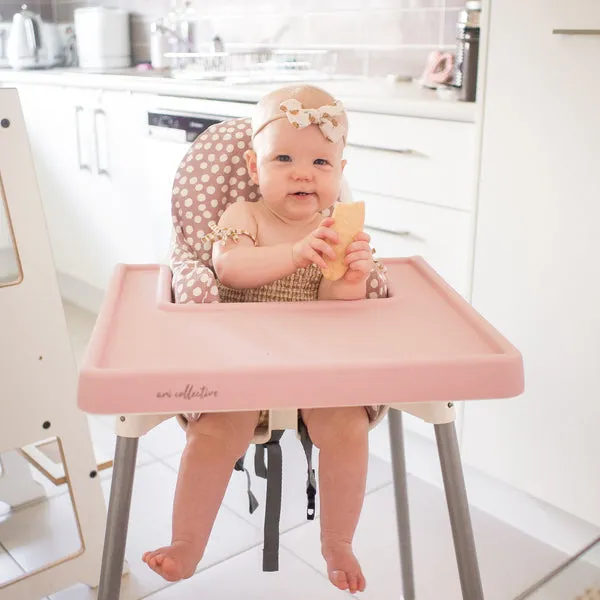 High Chair Cushion Cover - Pink Dots