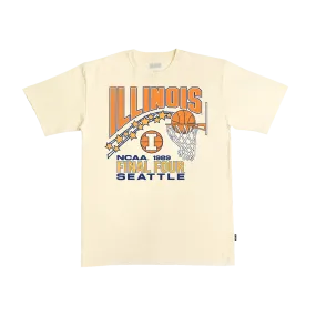 Illinois Flyin' Illini '89 Heavy Tee - Cream