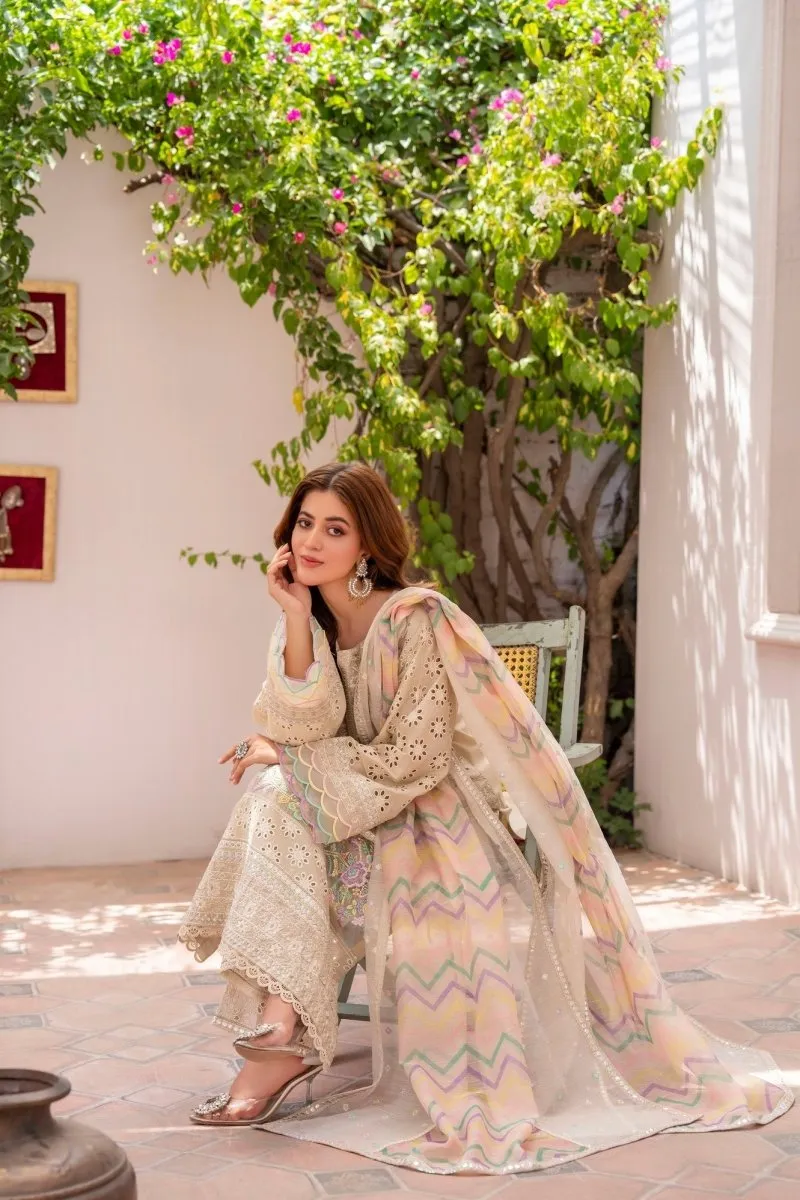 Karma Festive Embroidered Cotton Pakistani Suit KAR101