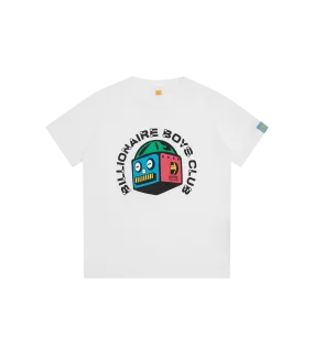 KIDS ROBOT LOGO T-SHIRT - WHITE