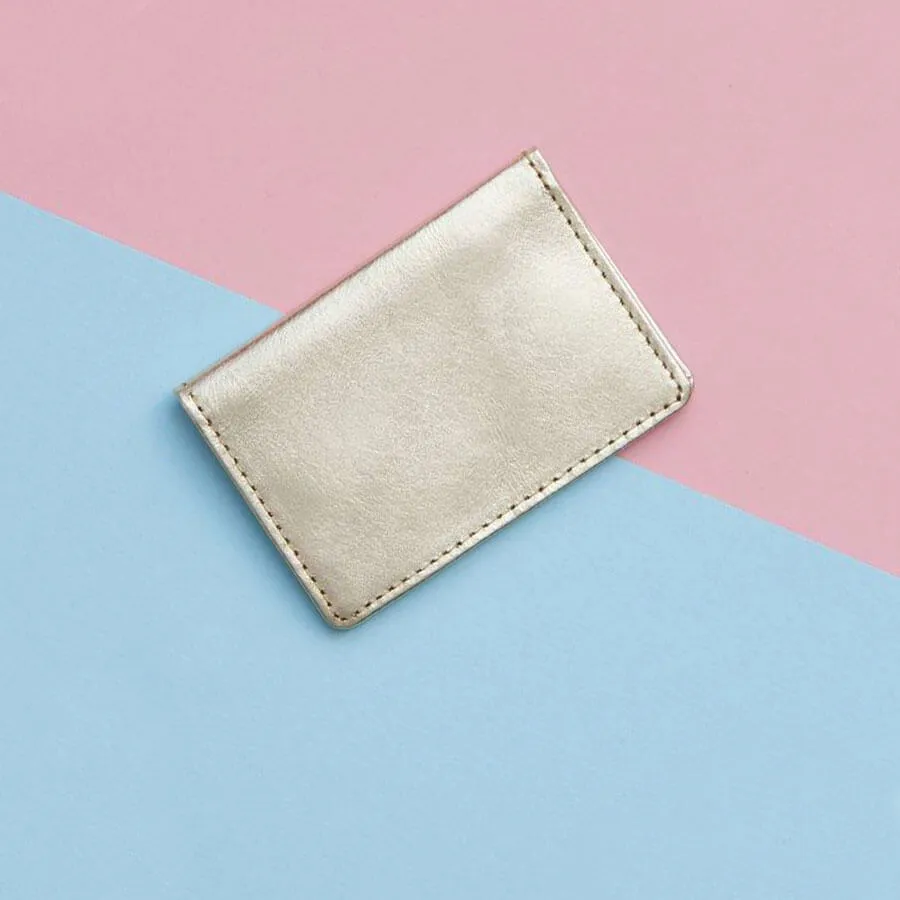 Leather Travel Card Holder - Worlds Your Oyster