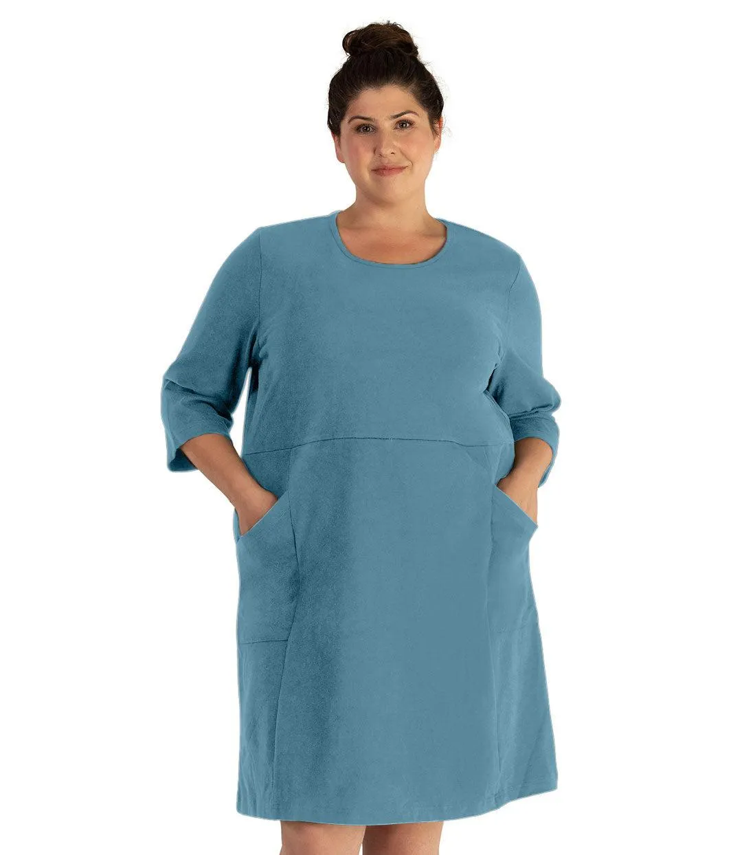 Legacy Cotton Casual 3/4 Sleeve Dress Classic Colors