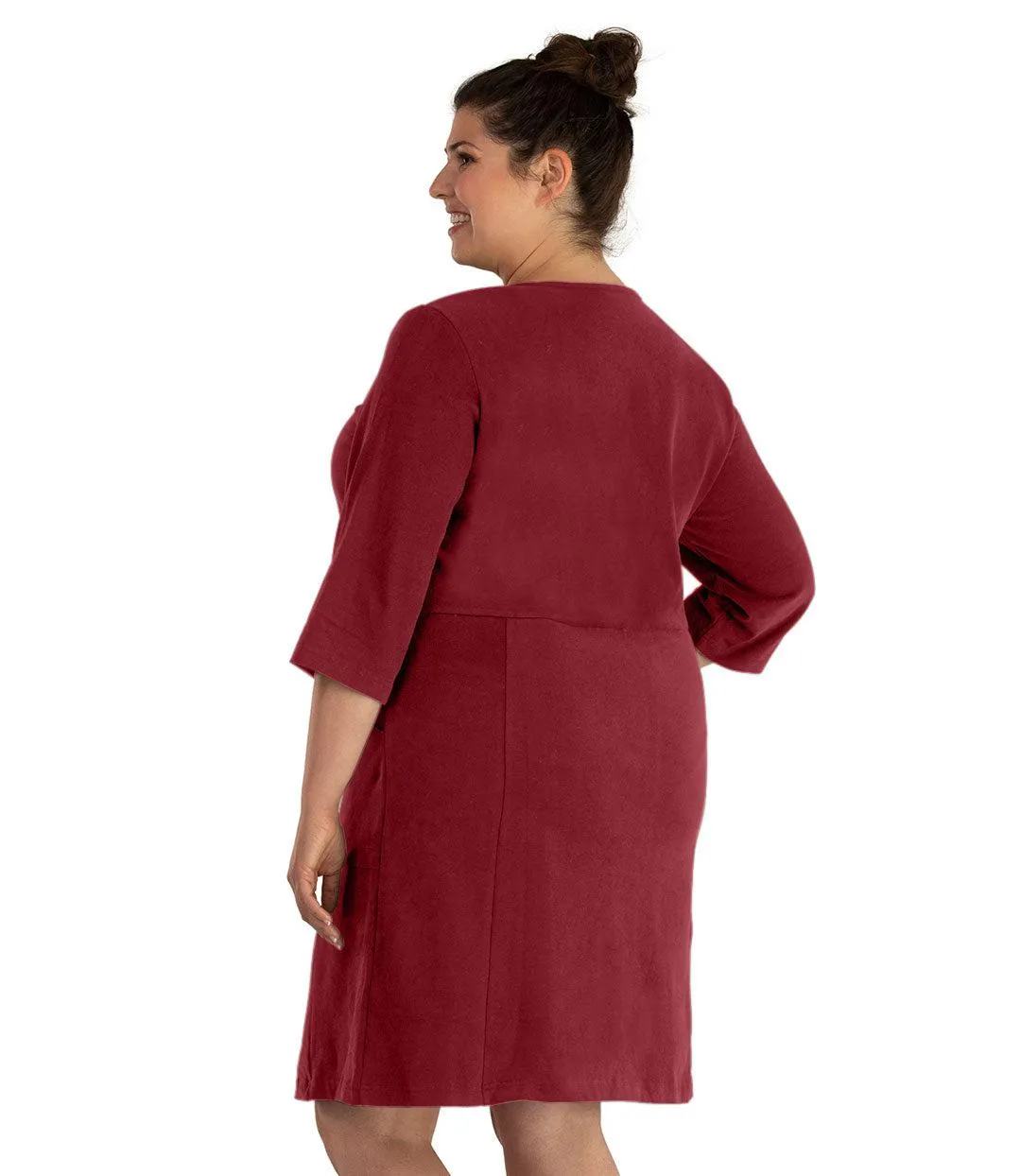 Legacy Cotton Casual 3/4 Sleeve Dress Classic Colors