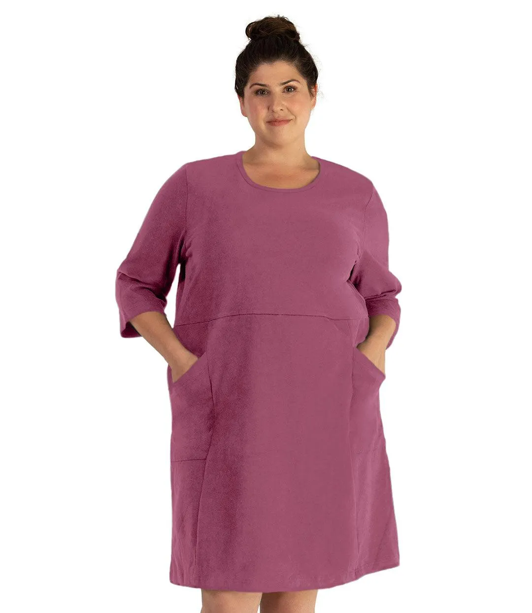 Legacy Cotton Casual 3/4 Sleeve Dress Classic Colors