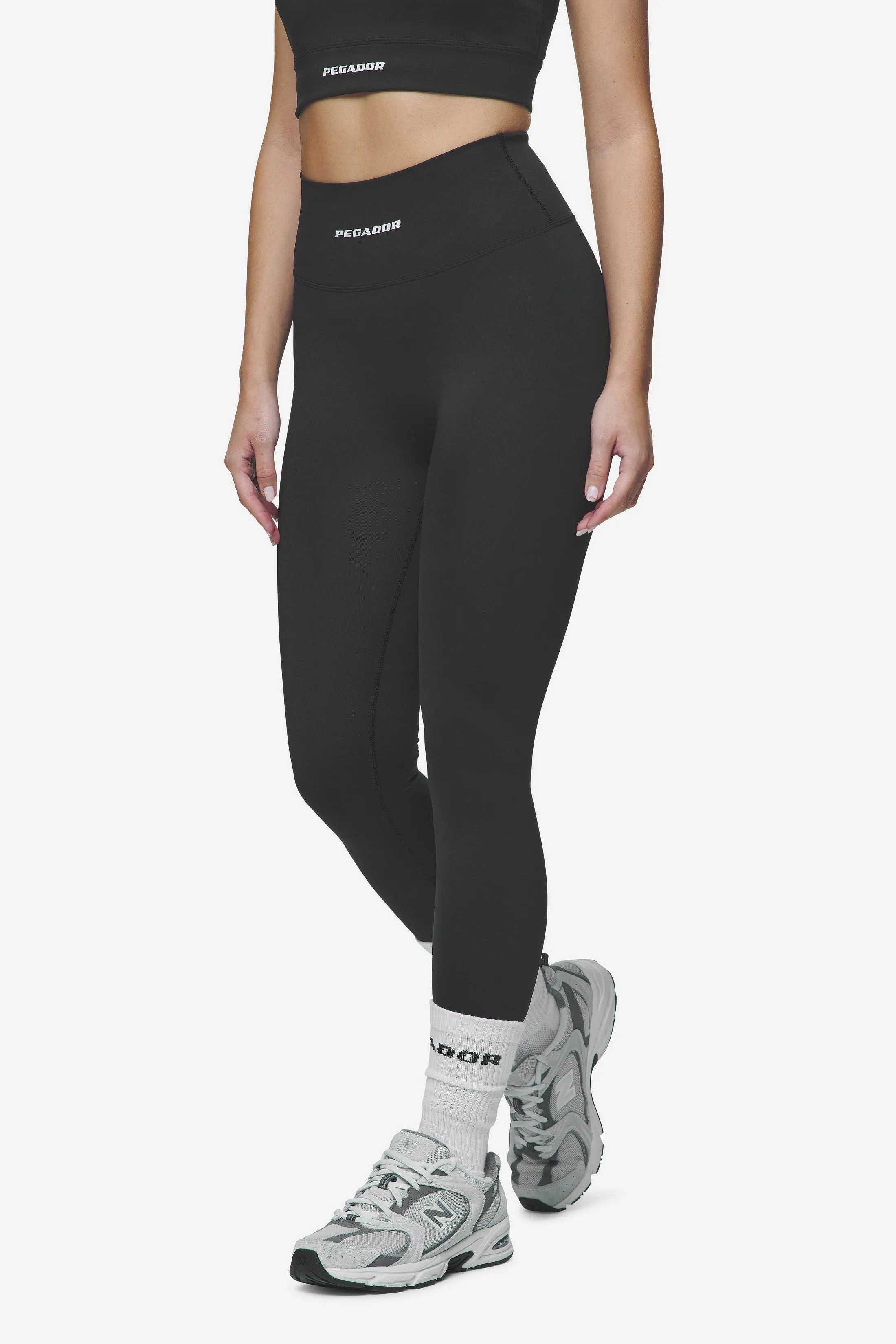 Leya Leggings Black White