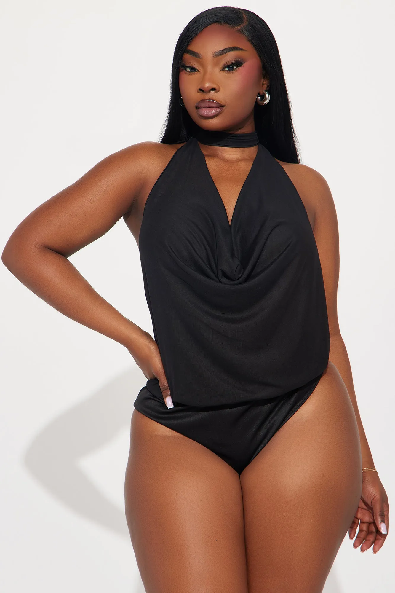 Manori Mesh Bodysuit - Black