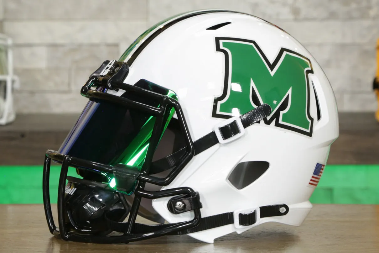 Marshall Thundering Herd Riddell Speed Replica Helmet - GG Edition