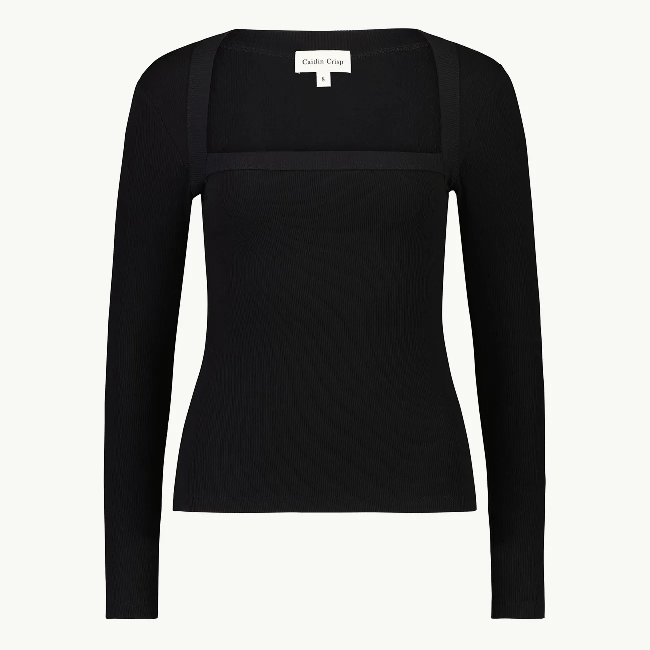 MARTINI LONG SLEEVE TOP BLACK