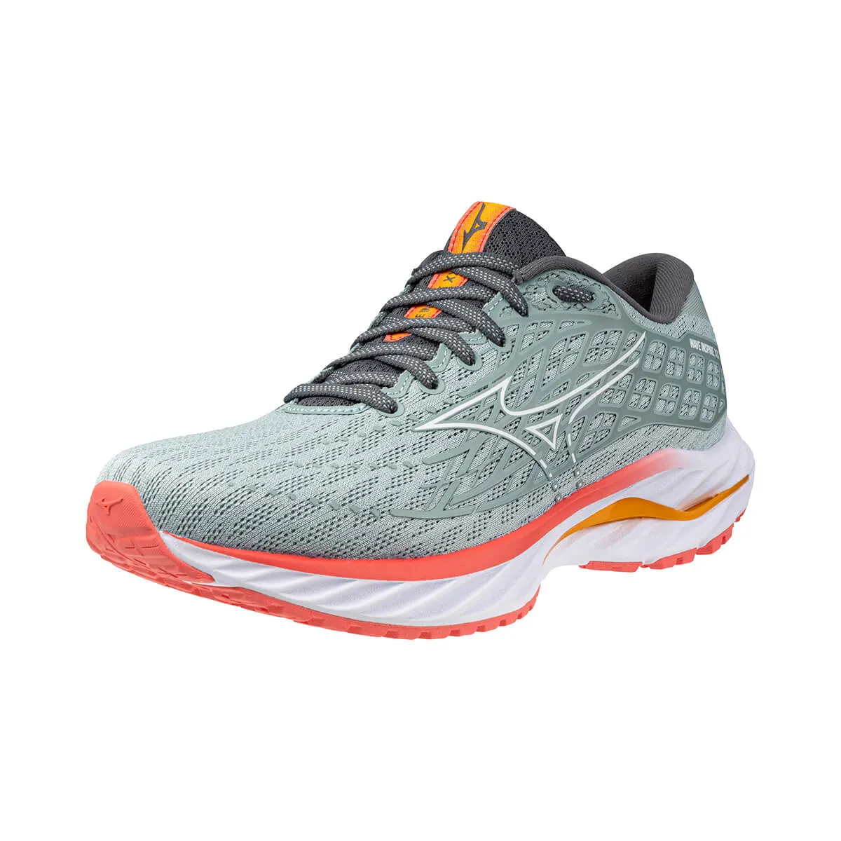 Mizuno Wave Inspire 20 Womens | Gray Mist/white/dubarry