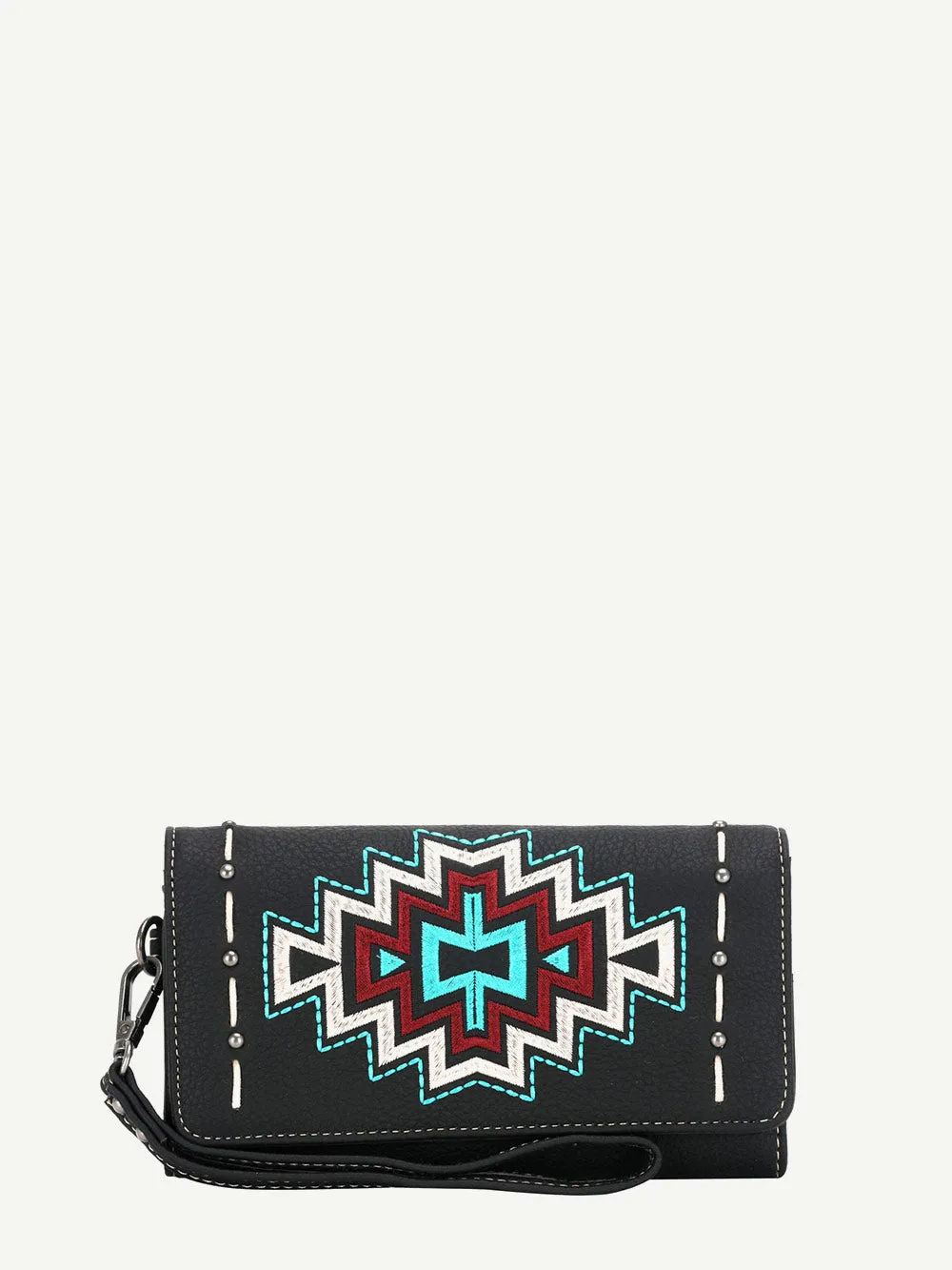 Montana West Embroidered Aztec Wallet