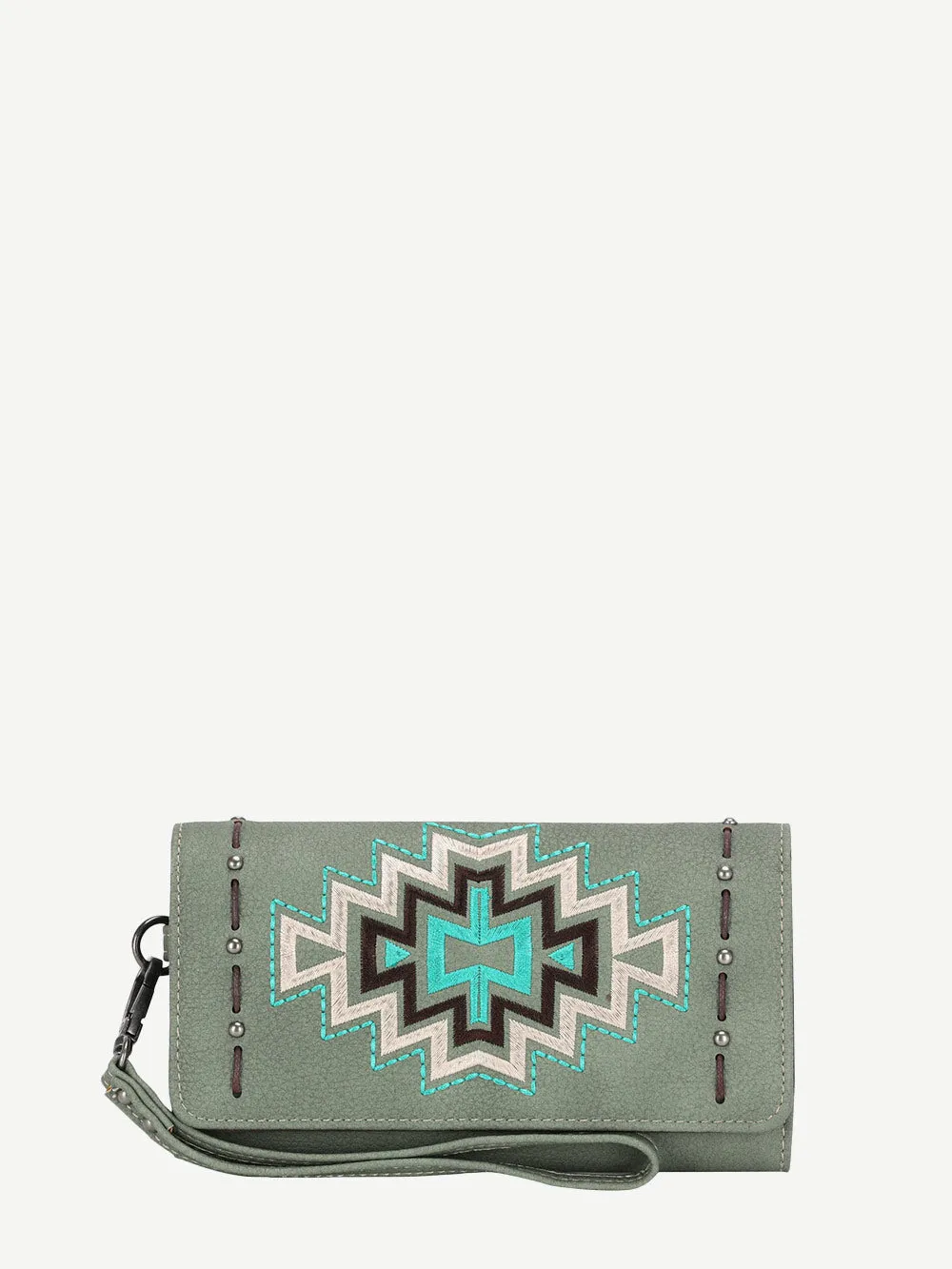 Montana West Embroidered Aztec Wallet