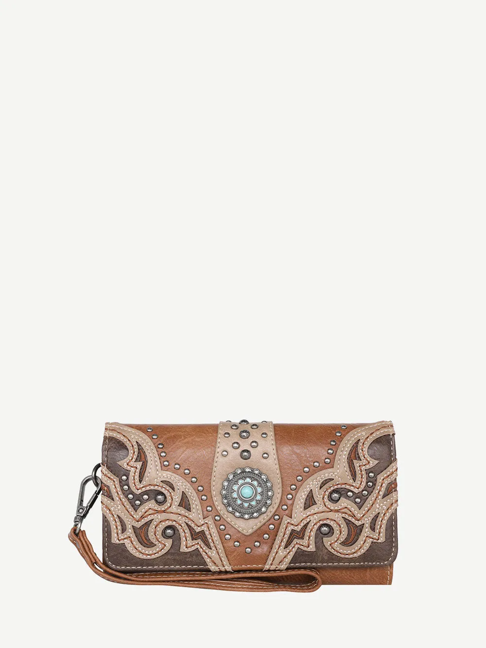 Montana West Laser Cut-out Buckle Concealed Carry Crossbody Bag Set