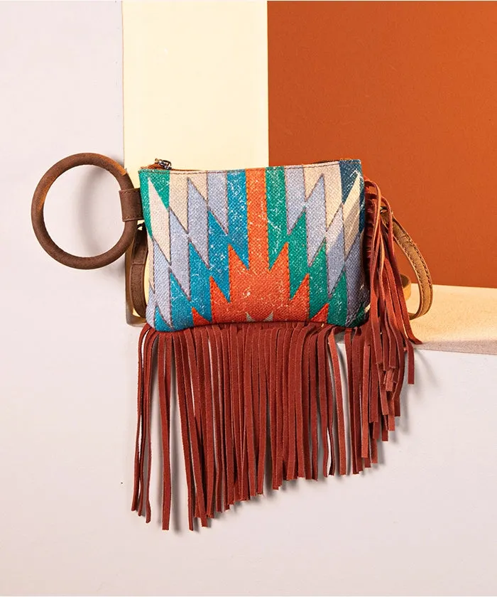 Montana West Southwestern Fringe Crossbody