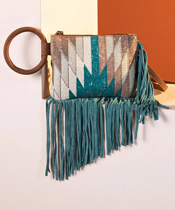 Montana West Southwestern Fringe Crossbody