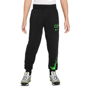 Nike Youth CR7 Fleece Football Jogger Pants (Black/Green Strike)