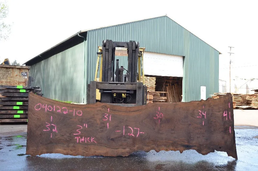 Oregon Black Walnut Slab 040122-10