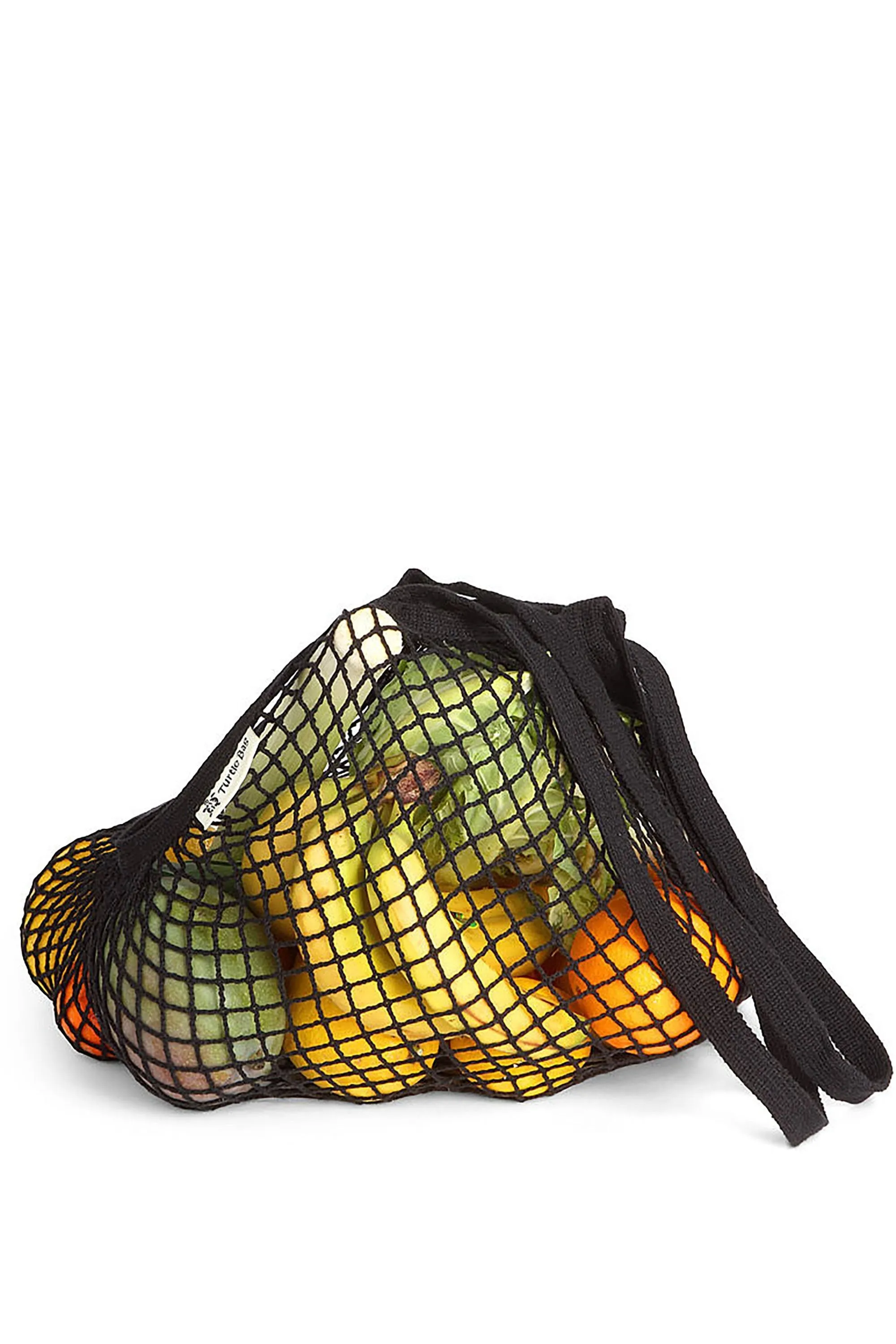 organic cotton net bag black <br> by Turtle Bags