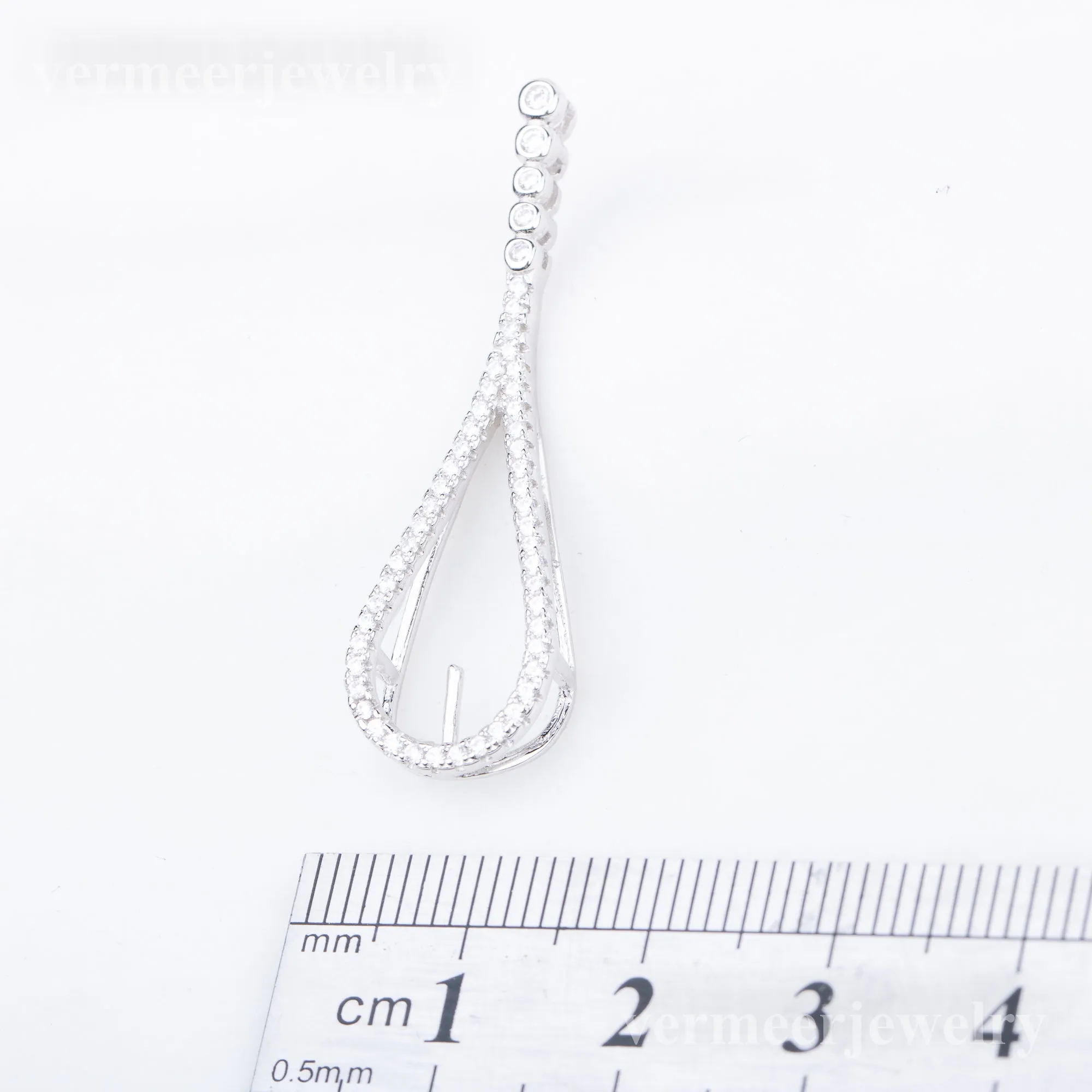 P010869 DIY 7-9mm Natural Freshwater pearl pendant accessory 925 sterling silver engagement jewelry necklace for women