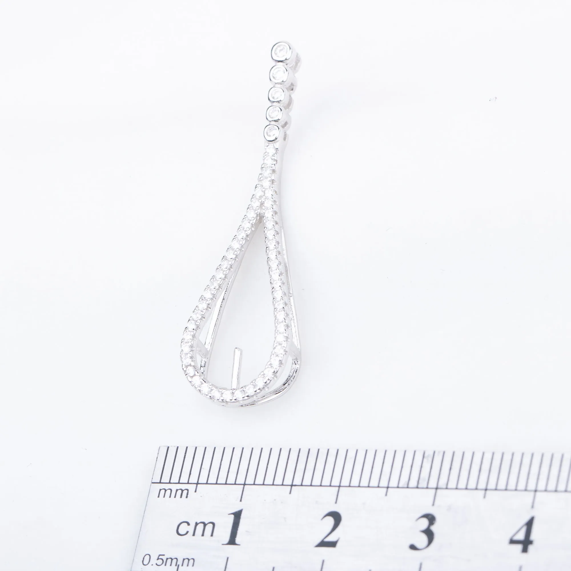 P010869 DIY 7-9mm Natural Freshwater pearl pendant accessory 925 sterling silver engagement jewelry necklace for women