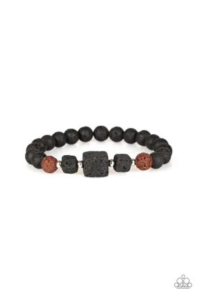 Paparazzi Refreshed And Rested - Brown Bracelet