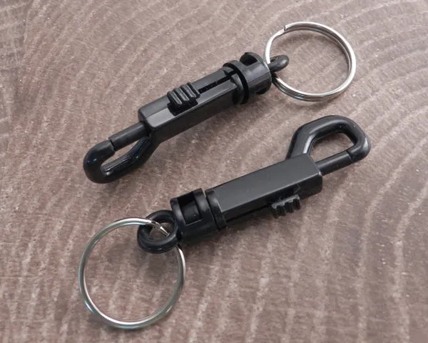 Plastic Small Snap Hook with Split Ring