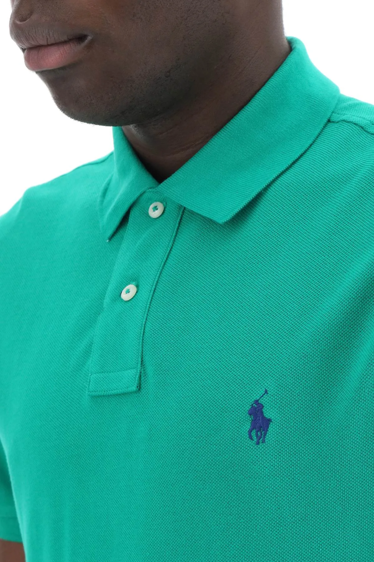 POLO RALPH LAUREN pique cotton polo shirt