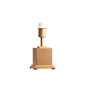 Pooky Square Brass Rechargeable Table Lamp