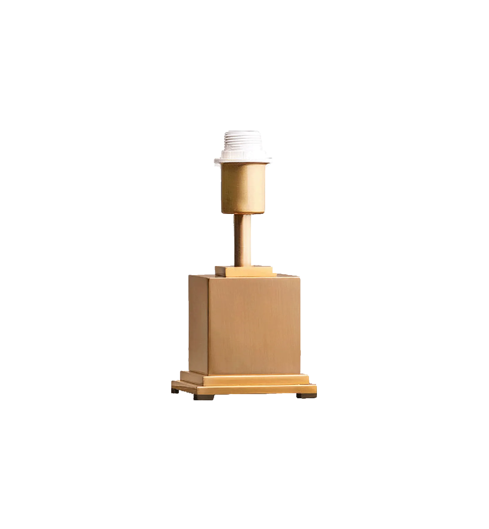 Pooky Square Brass Rechargeable Table Lamp