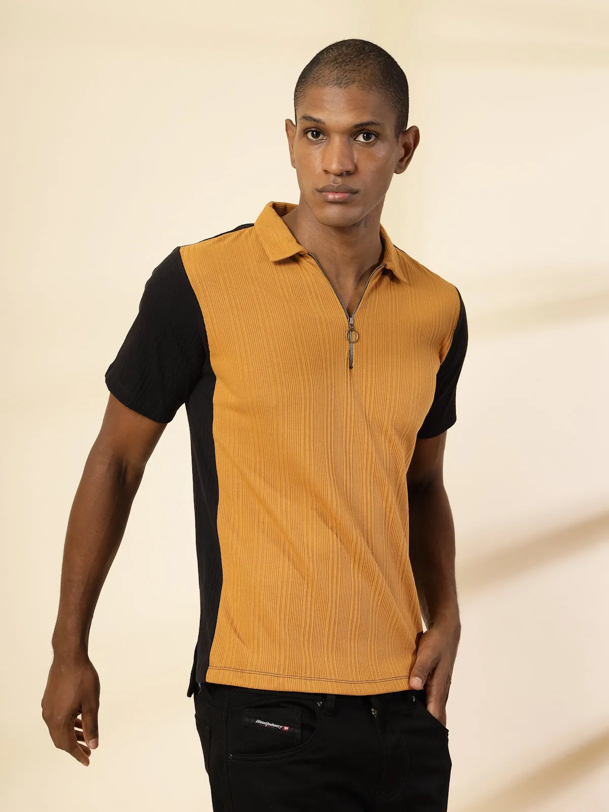 Relaxed Fit Men's Polo T-Shirt