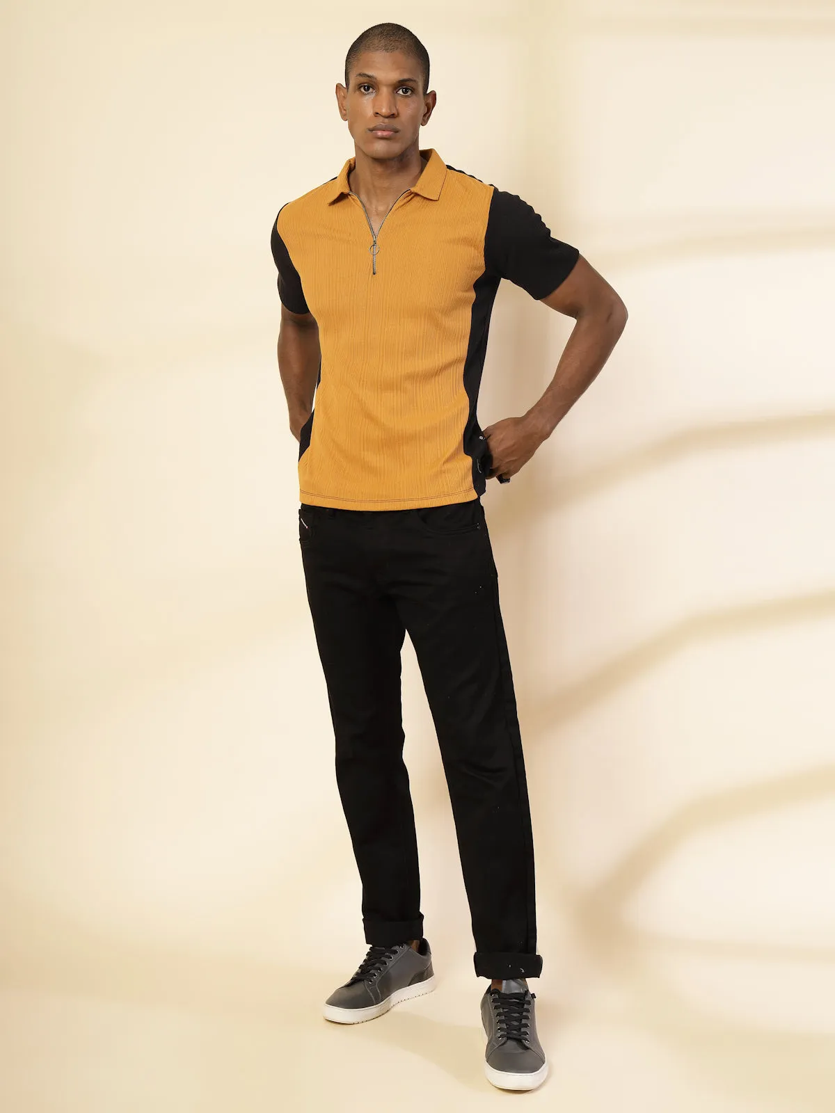 Relaxed Fit Men's Polo T-Shirt