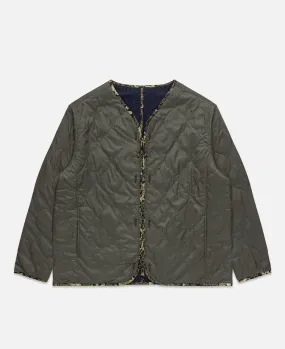 Reversible Quilt Jacket (Navy)