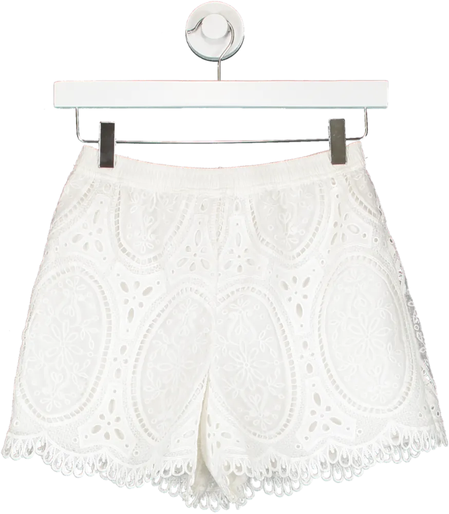 River Island White Girls Lace Shorts 11-12 Years 11 Years