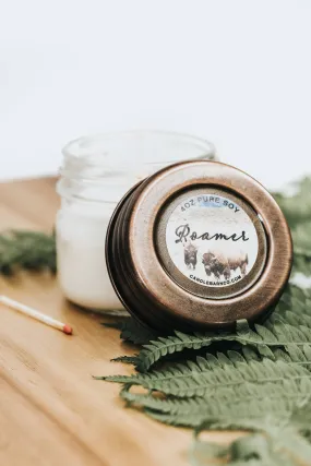 ROAMER | 4oz Mason Jar | WESTERN | 100% Pure Soy Candle