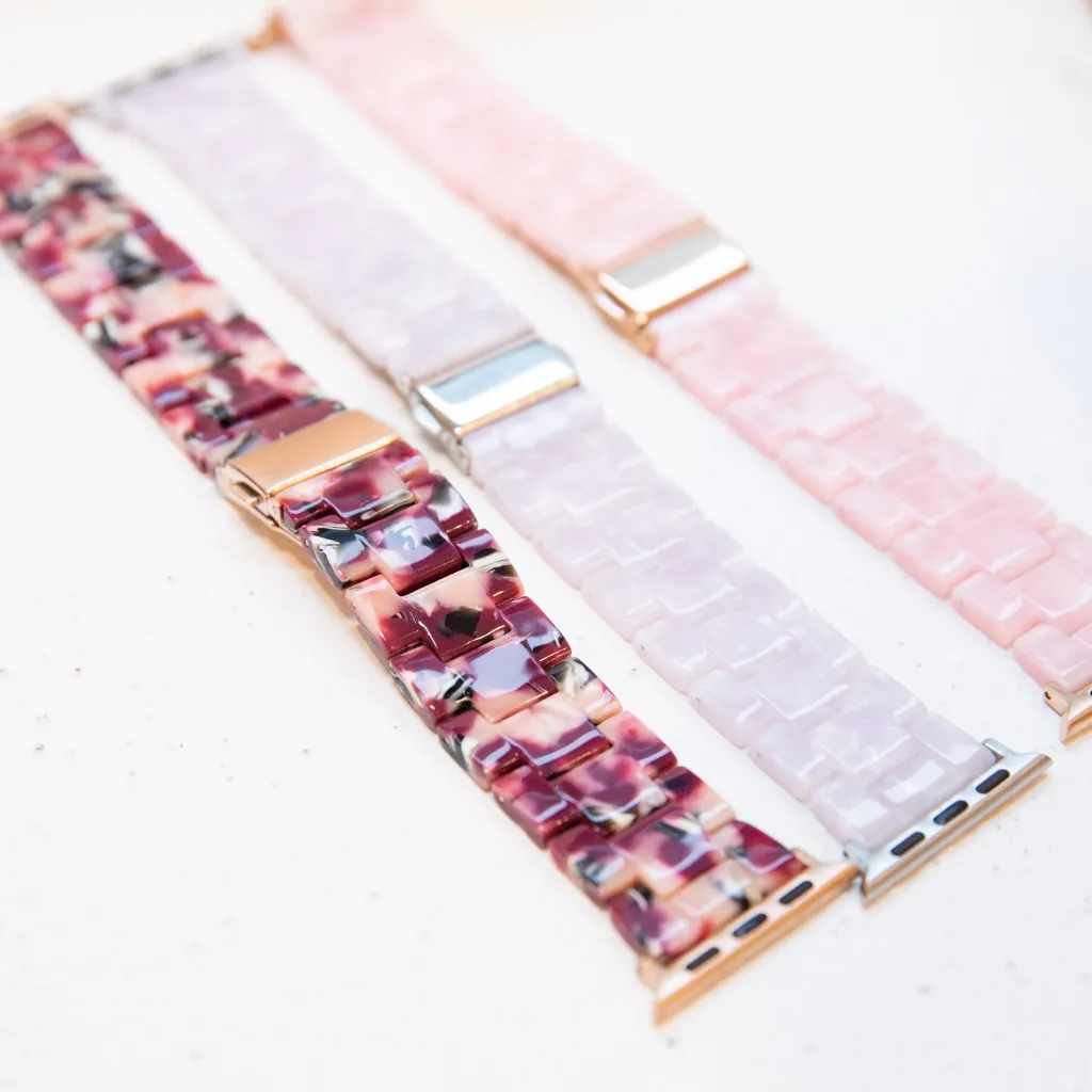 Rosetta Resin Watch Strap - Pink - 42mm/44mm