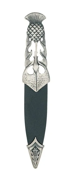 Ryan Thistle Pewter Sgian Dubh