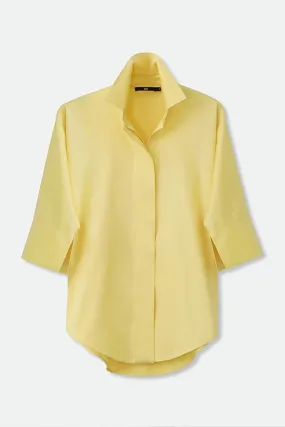 SAHANA DOLMAN SHIRT IN COTTON POPLIN IN YELLOW