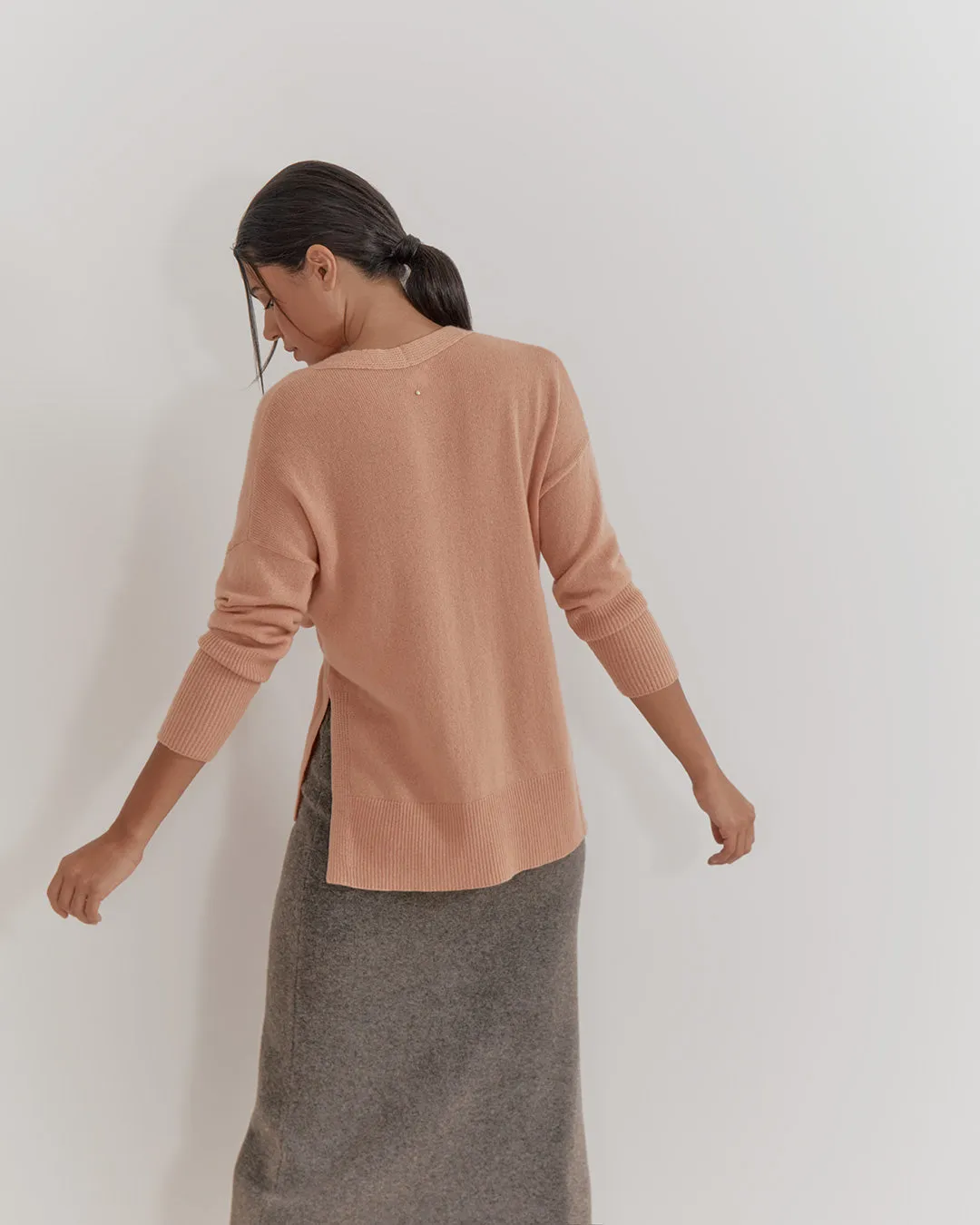 Single Origin Cashmere Wrap Sweater