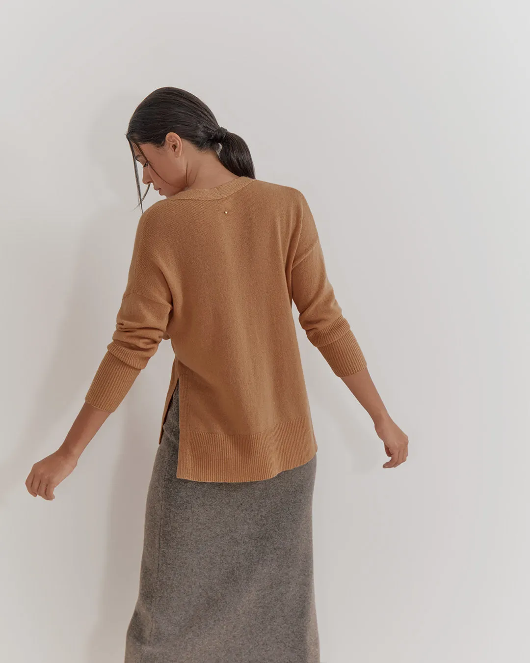 Single Origin Cashmere Wrap Sweater