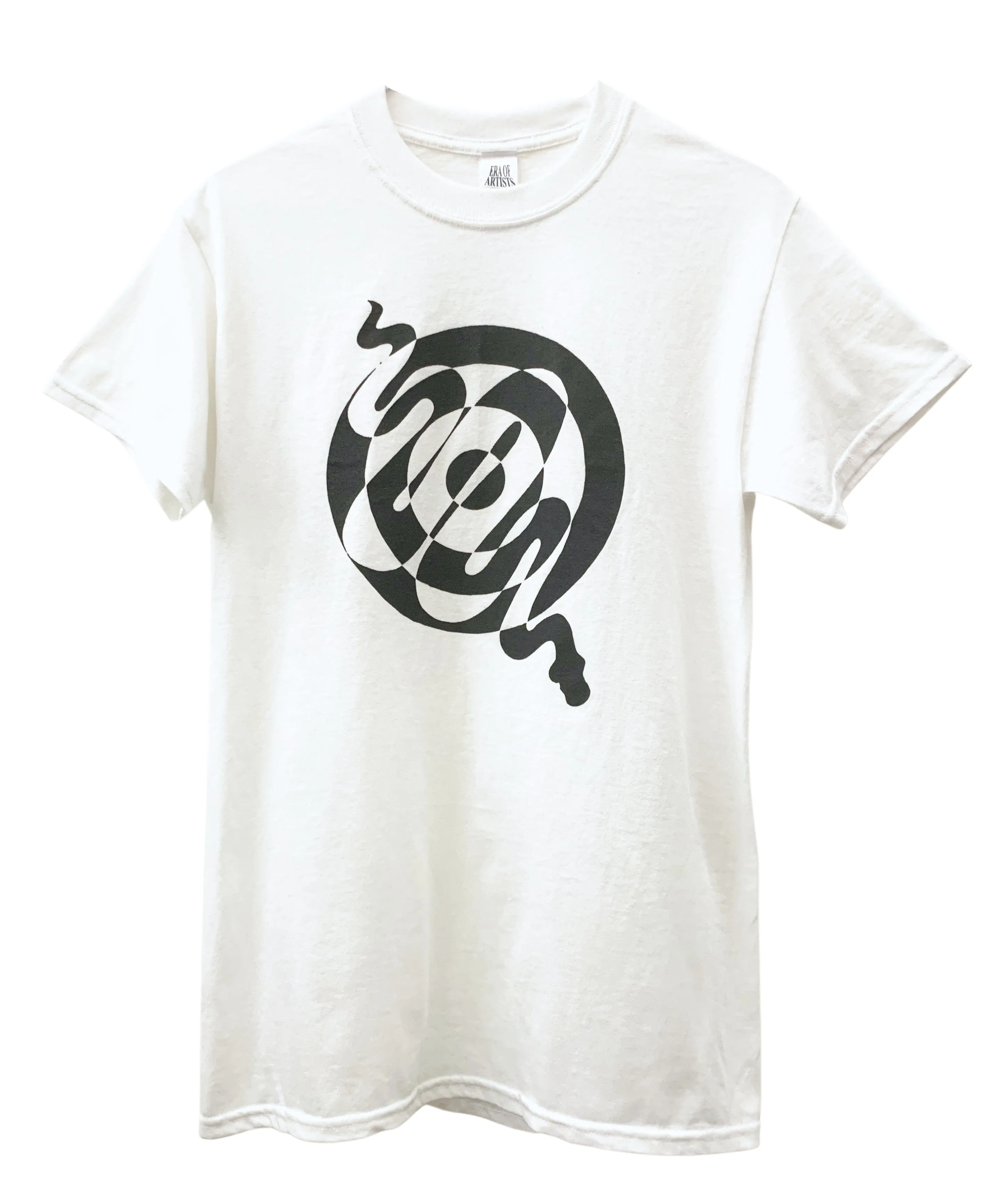 Spiral Snake Graphic Short Sleeve Unisex Tee - Optional Color Choices