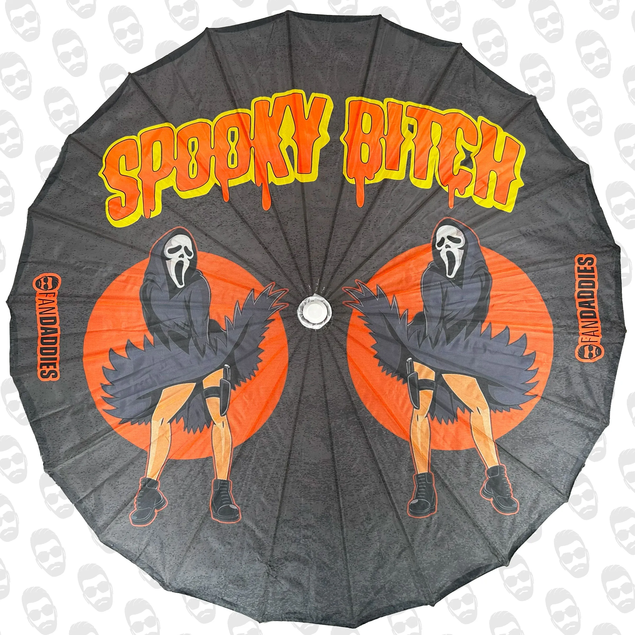 Spooky Bitch UV Parasol