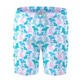 Summer Gingko LONG Swim Shorts