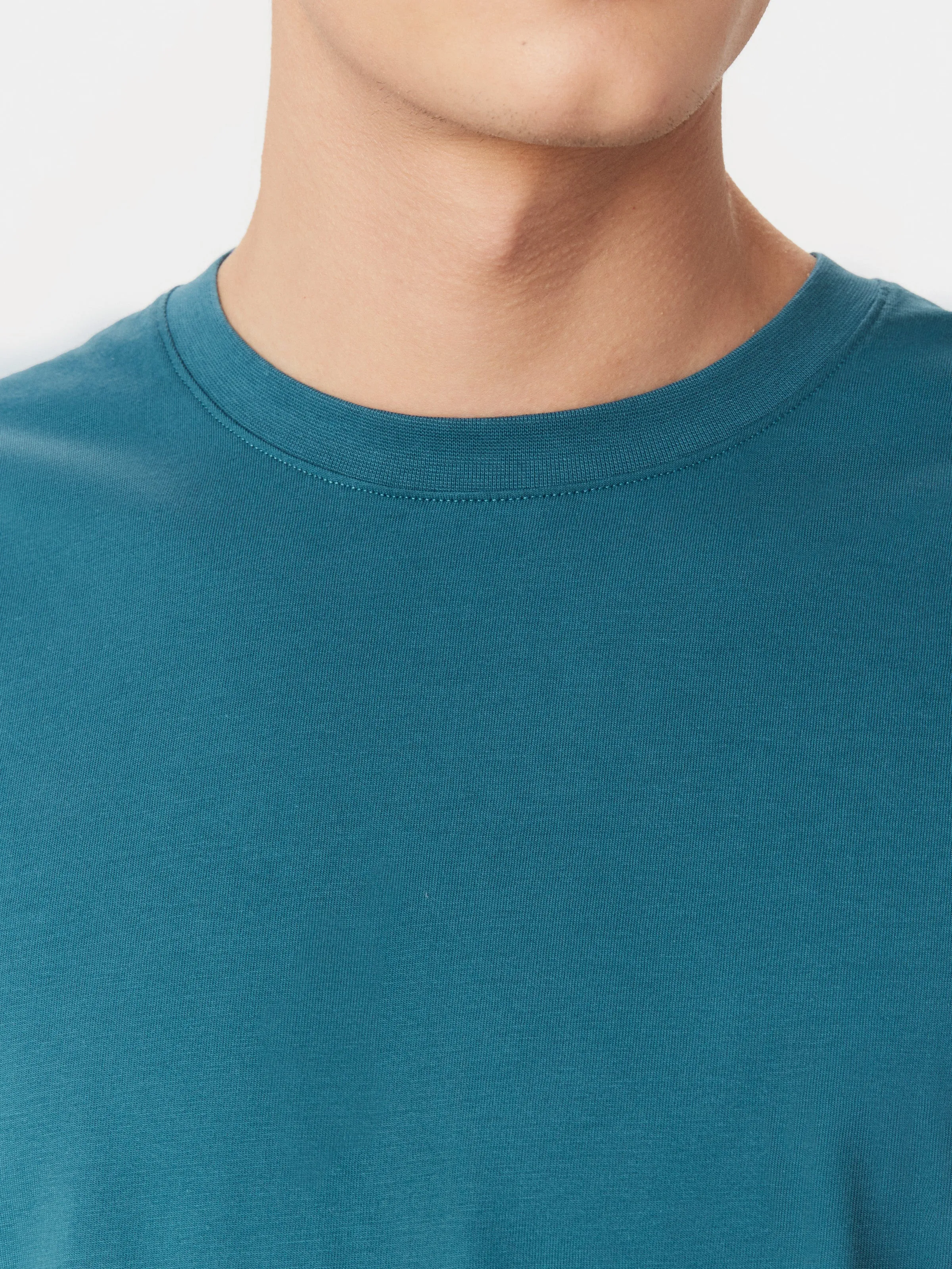 The Essential Slim T-Shirt in Mallard Blue