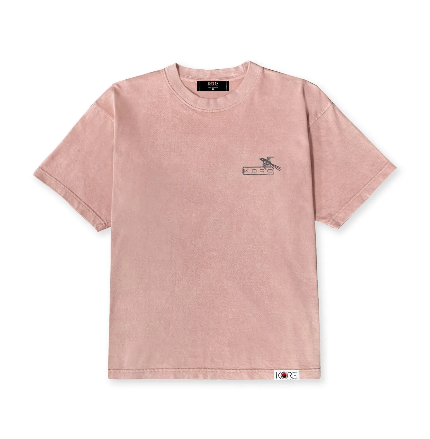 TIGER & MAGPIE TEE (WASHED PINK)