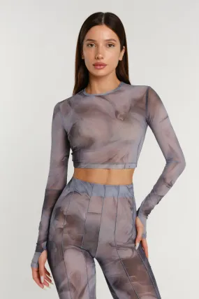 Top «Gaia» Grey