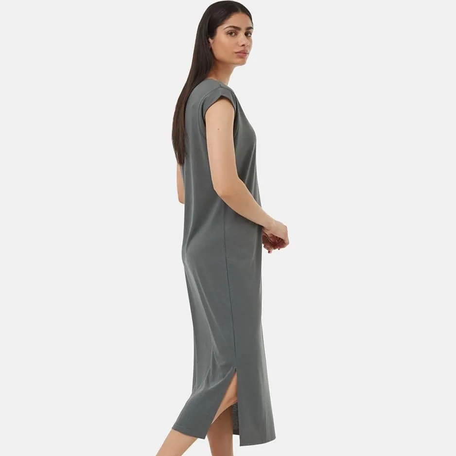 TreeBlend V-Neck Midi Dress