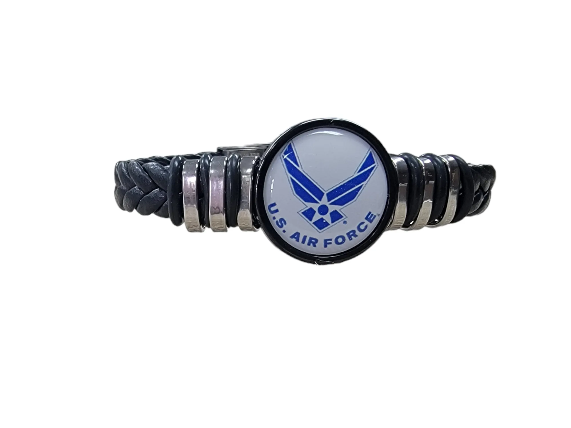 USAF - Air Force Bracelet- Military Jewelry - Air Force Retirement Gift -Military Bracelet -Air Force Logo -Military Gift -Air Force Jewelry