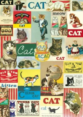  Vintage Cats  Poster