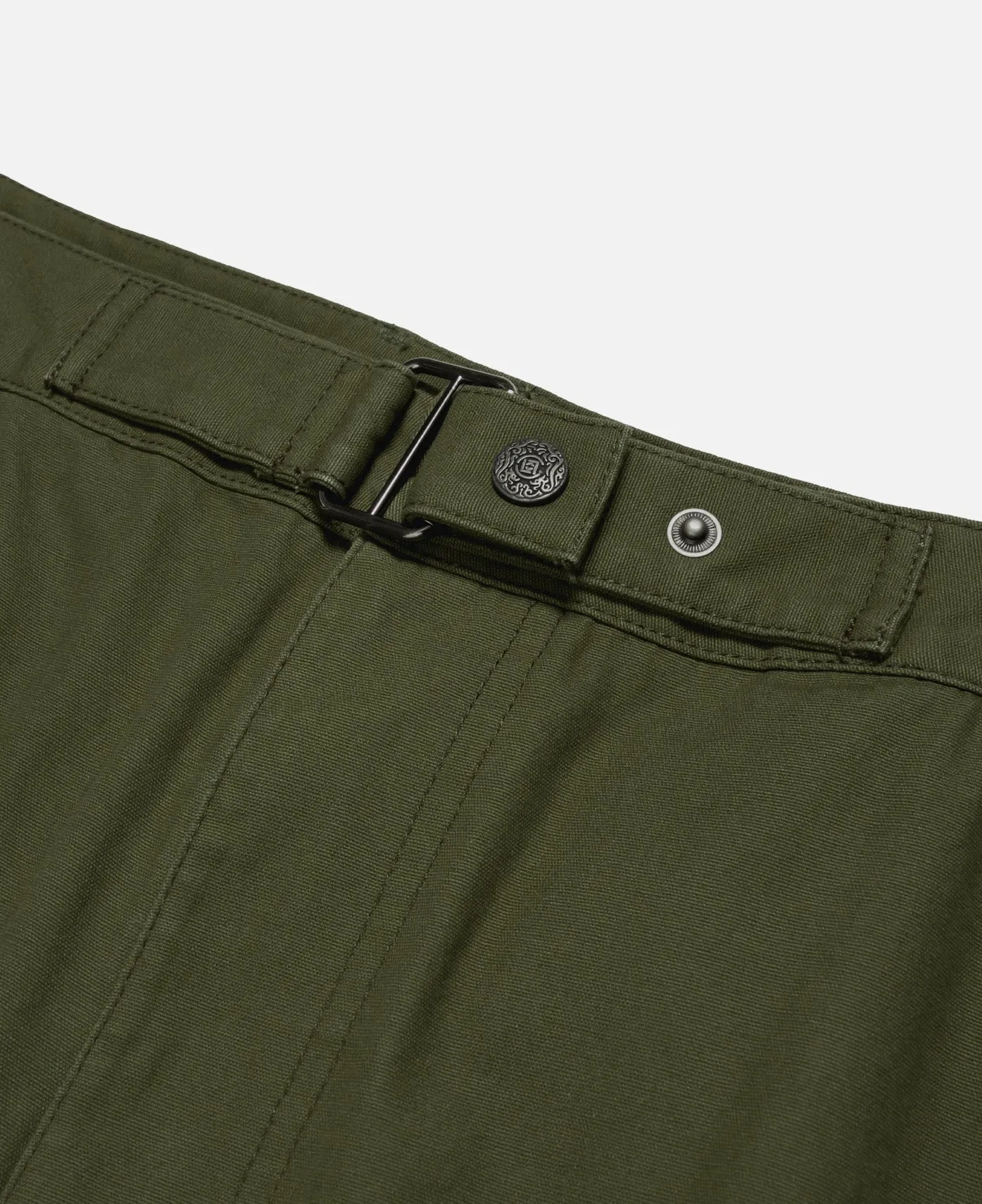 Wide Cargo Pants (Olive)