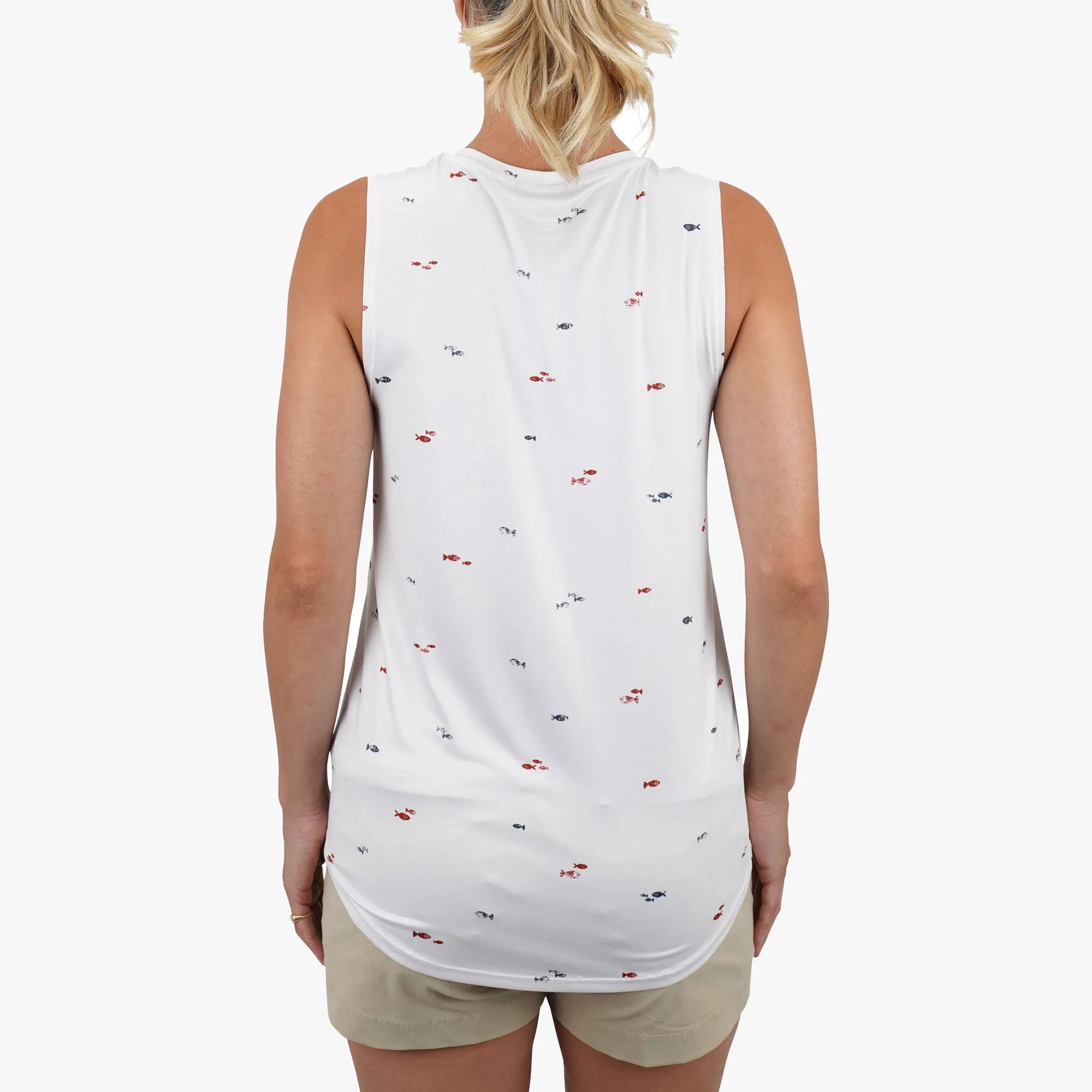 Women's Sandbar UVX Sun Protection Tank | White